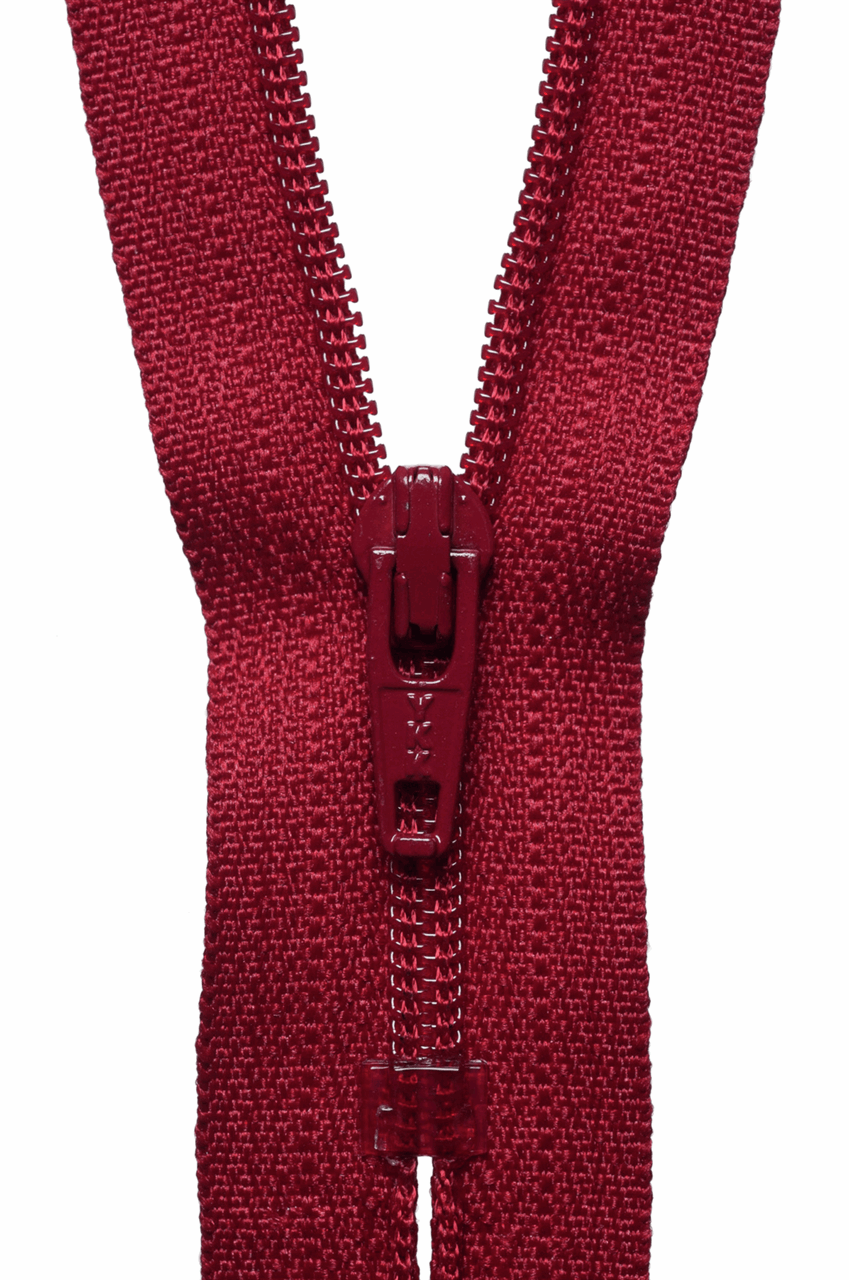 Nylon Dress & Skirt Zips - 520 Scarlet Berry